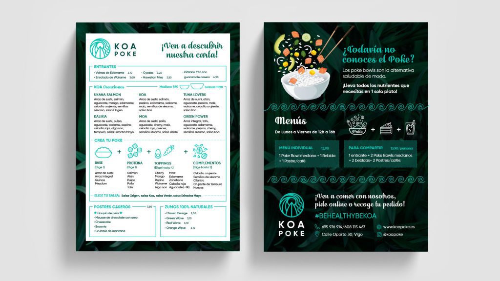 Branding para Restaurante Koa Poke