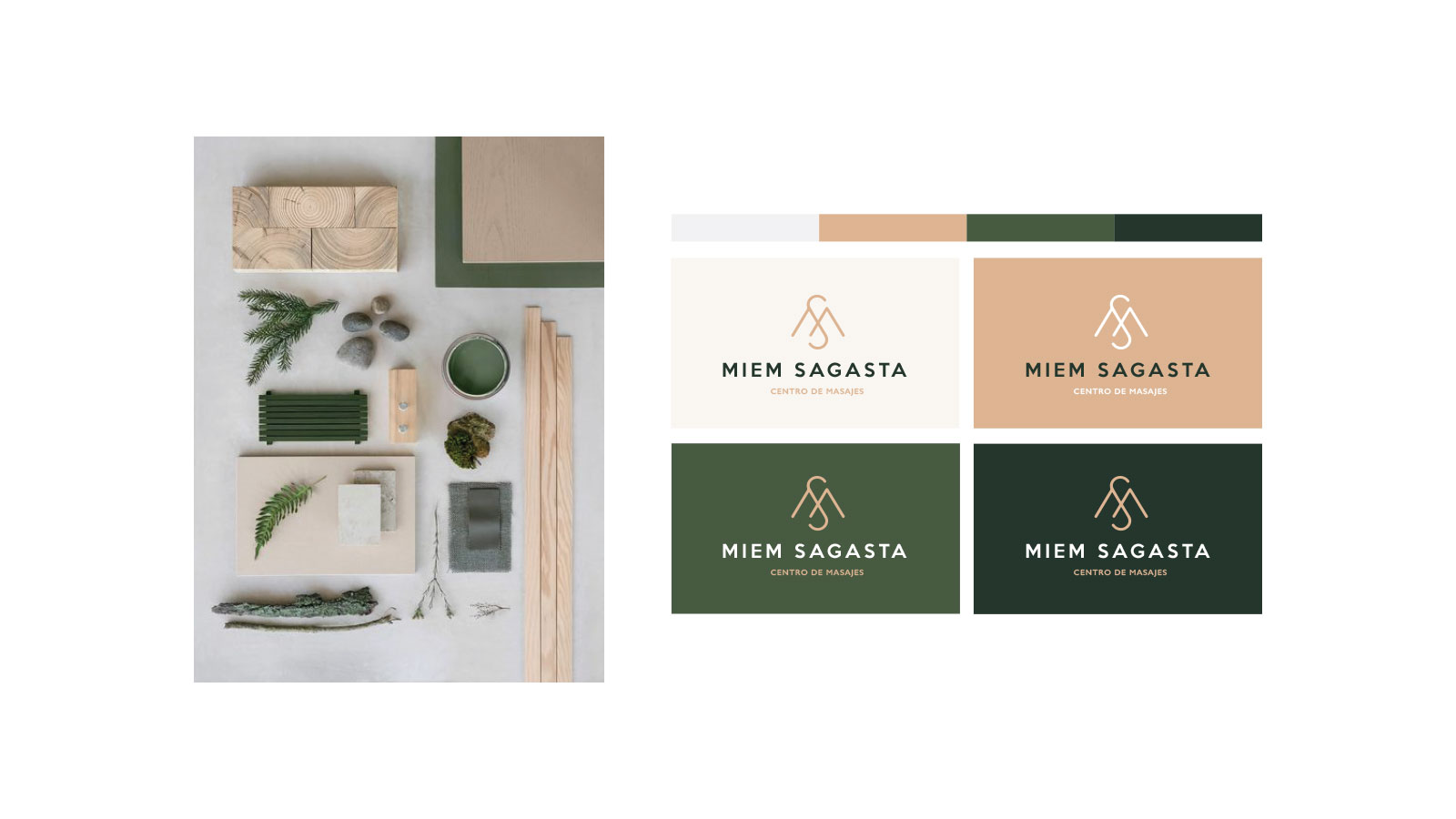 Logo y diseño web para Miem Sagasta
