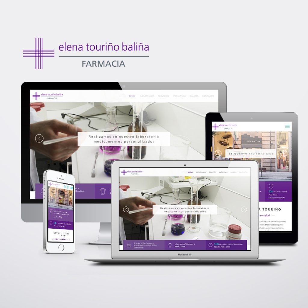 Diseño web para Farmacia Elena Touriño