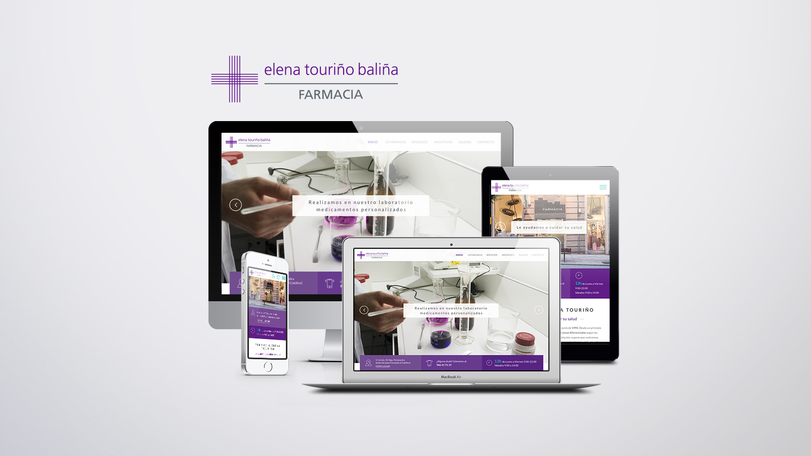 Diseño web para Farmacia Elena Touriño