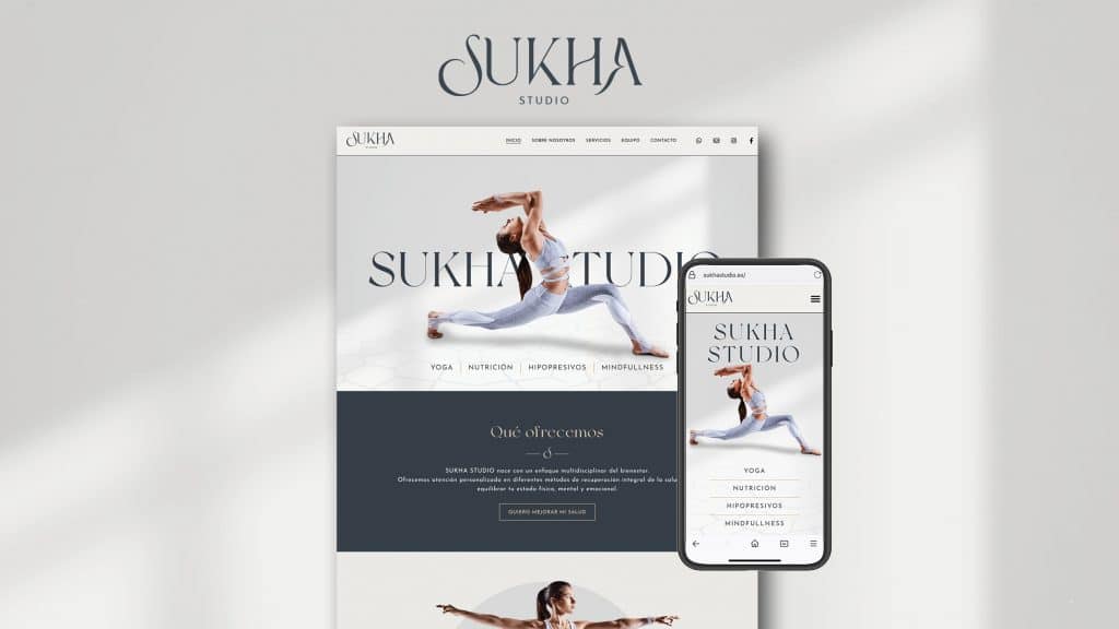 sukha branding web